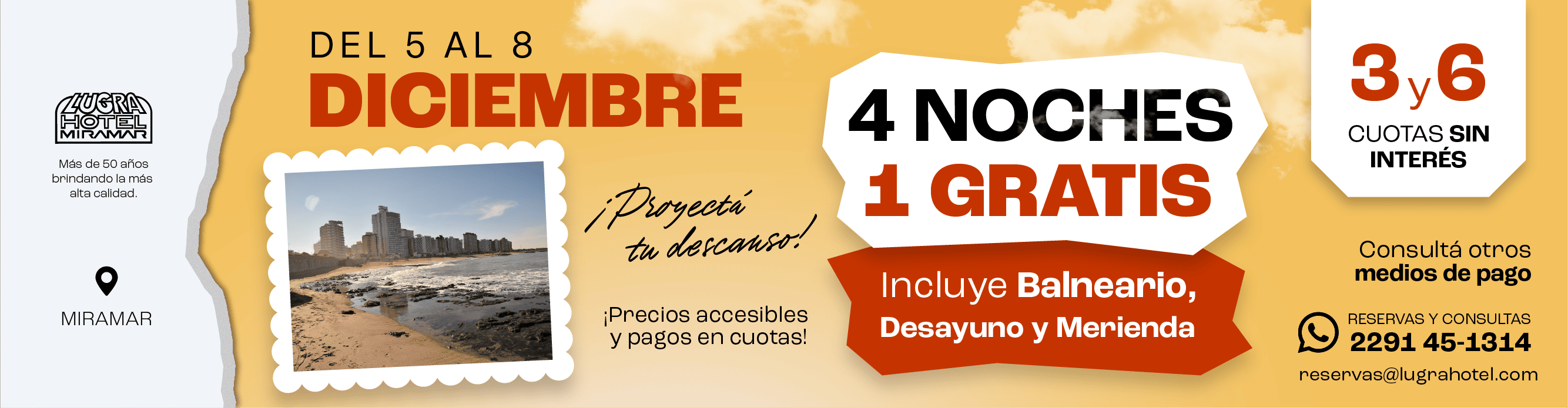 Diciembre 2026 en el Hotel Lugra